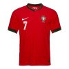 Officiële Voetbalshirt + Korte Broek Portugal Ronaldo 7 Thuis EK 2024 - Kids